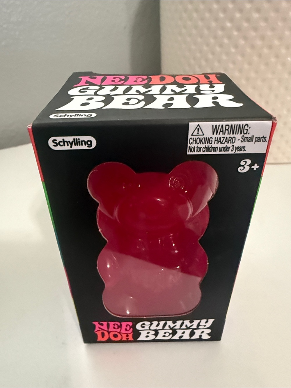 Needoh Gummy Bear Squishy Toy- Pink (AUTHENTIC)